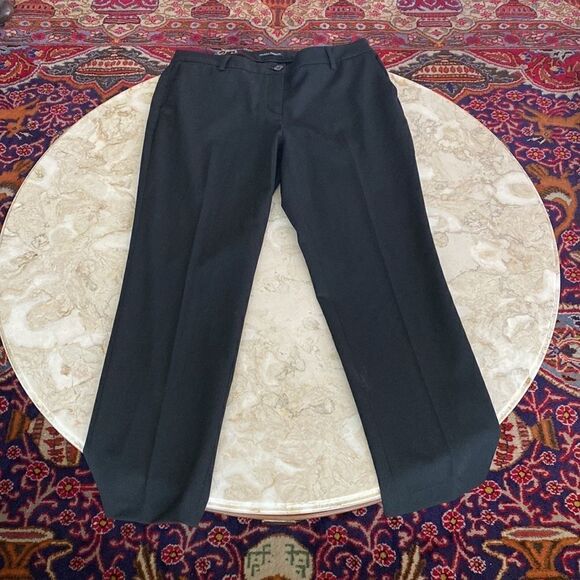 Hilary Radley Black Ankle Crop Slim Trousers - Picture 7 of 8